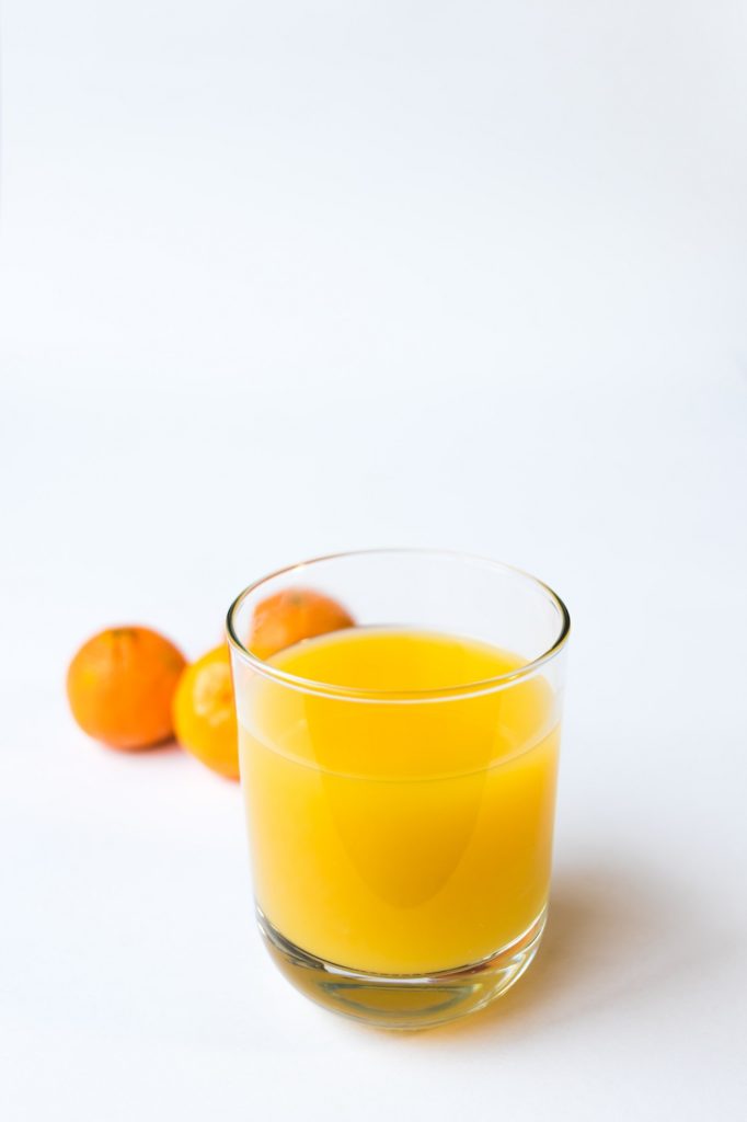 A simple glass of OJ